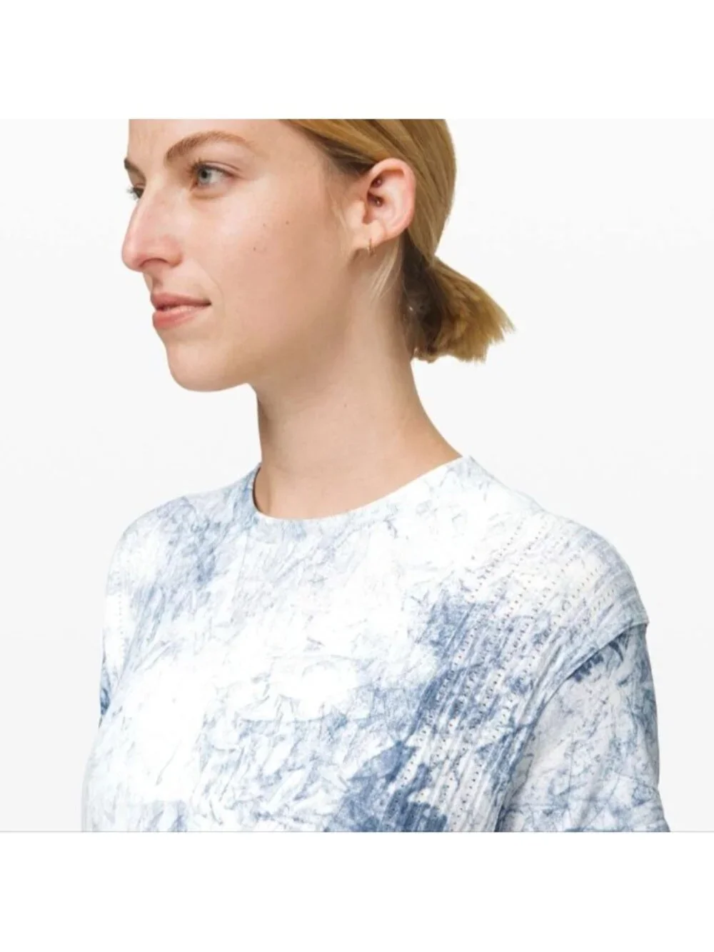 Lululemon Train to Be Short Sleeve White / Luna